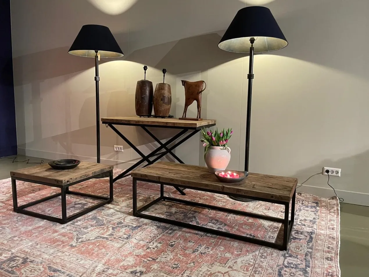 Lampvoet Solid Wood