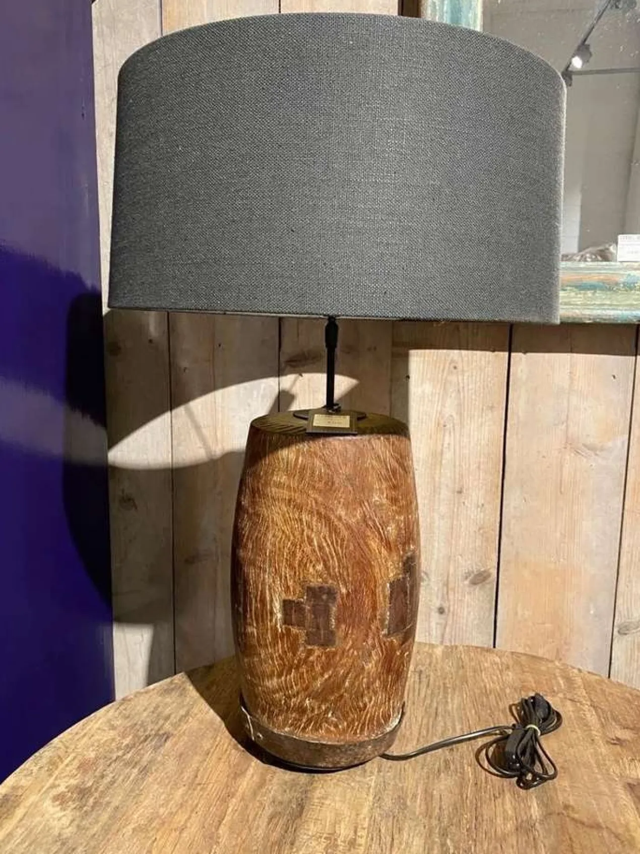 Lampvoet Solid Wood