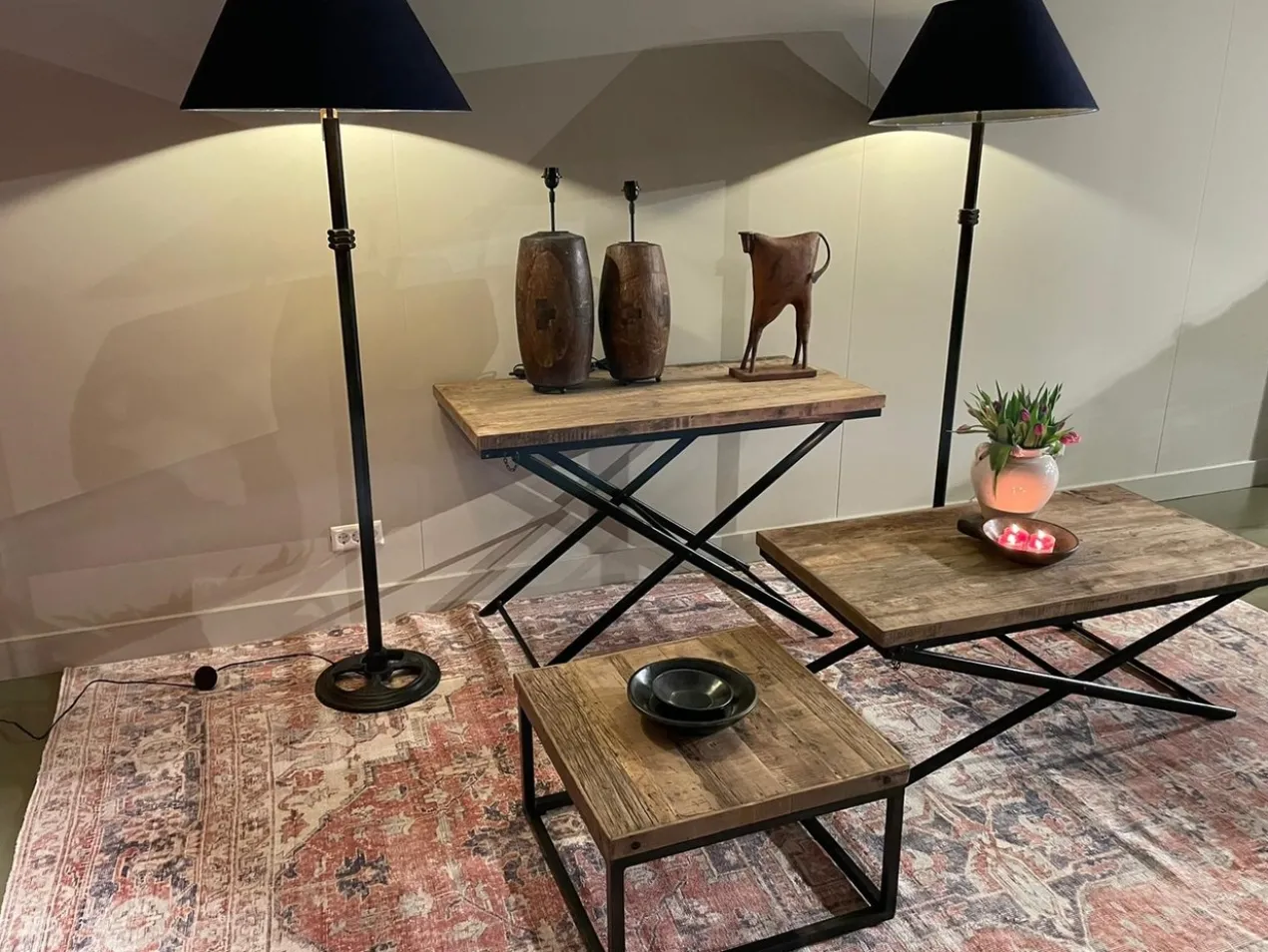 Lampvoet Solid Wood