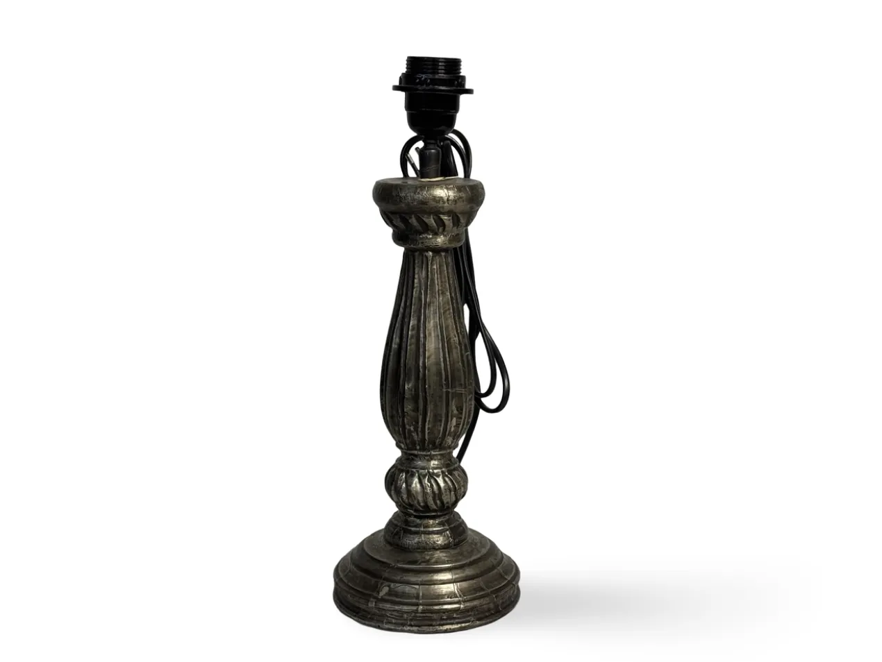 Lamp voet wit metaal uniek
