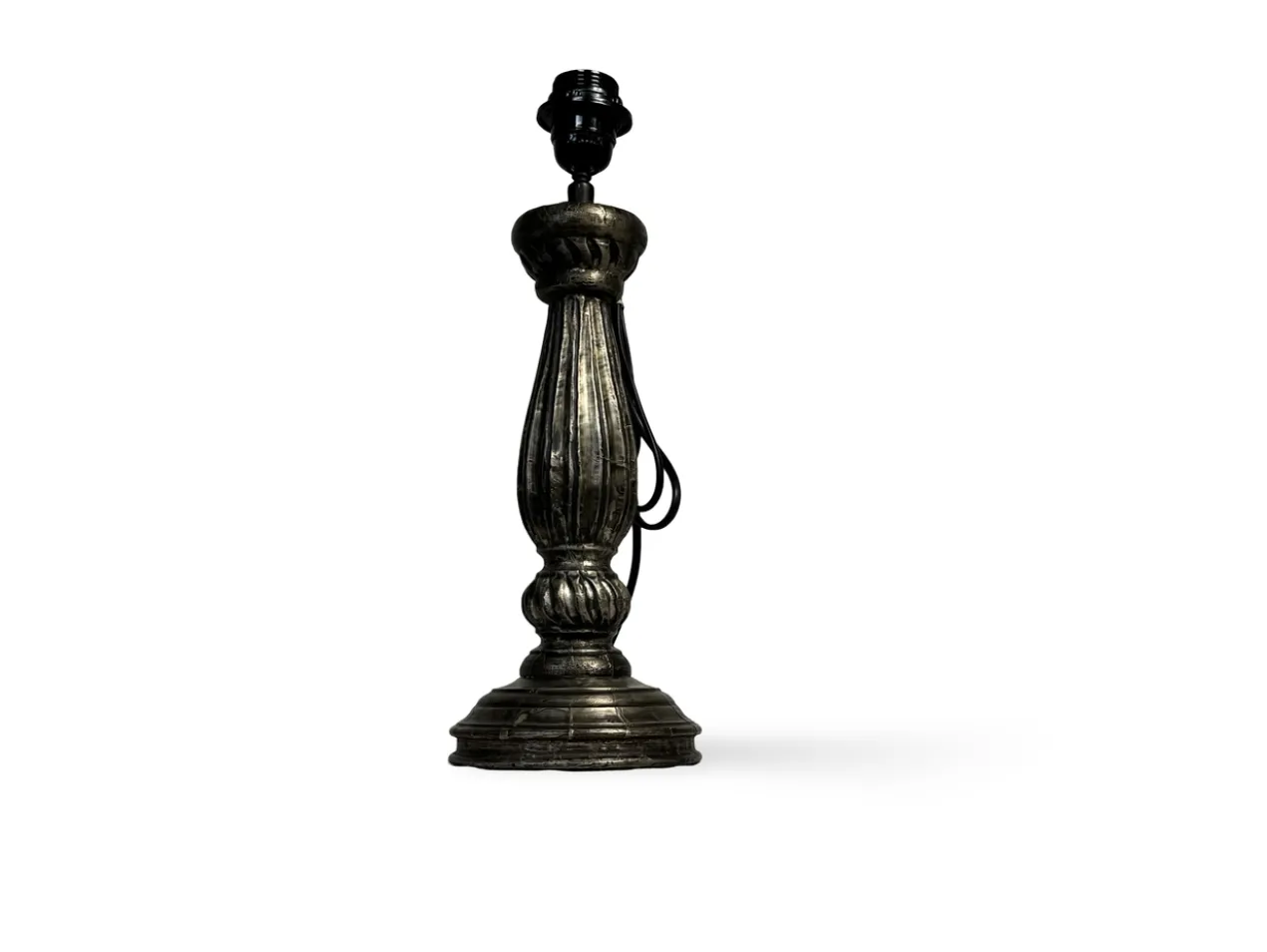 Lamp voet wit metaal uniek