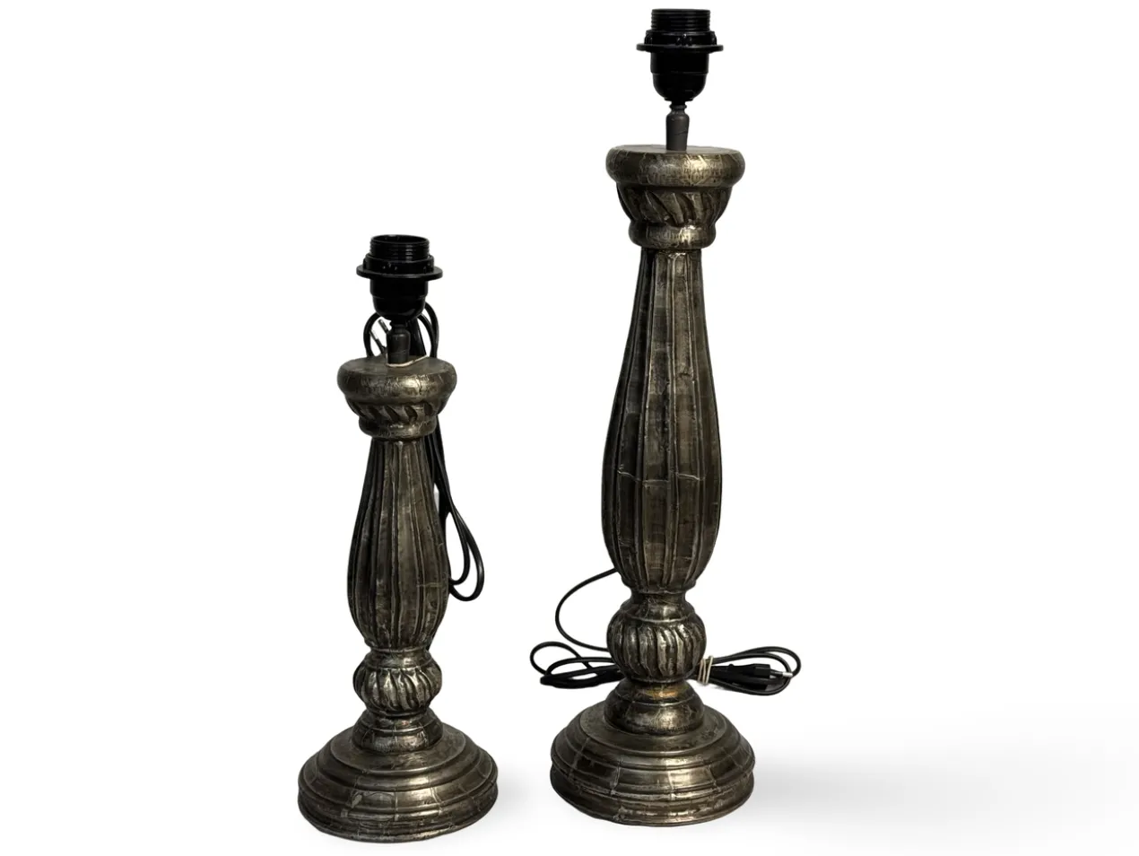 Lamp voet wit metaal uniek