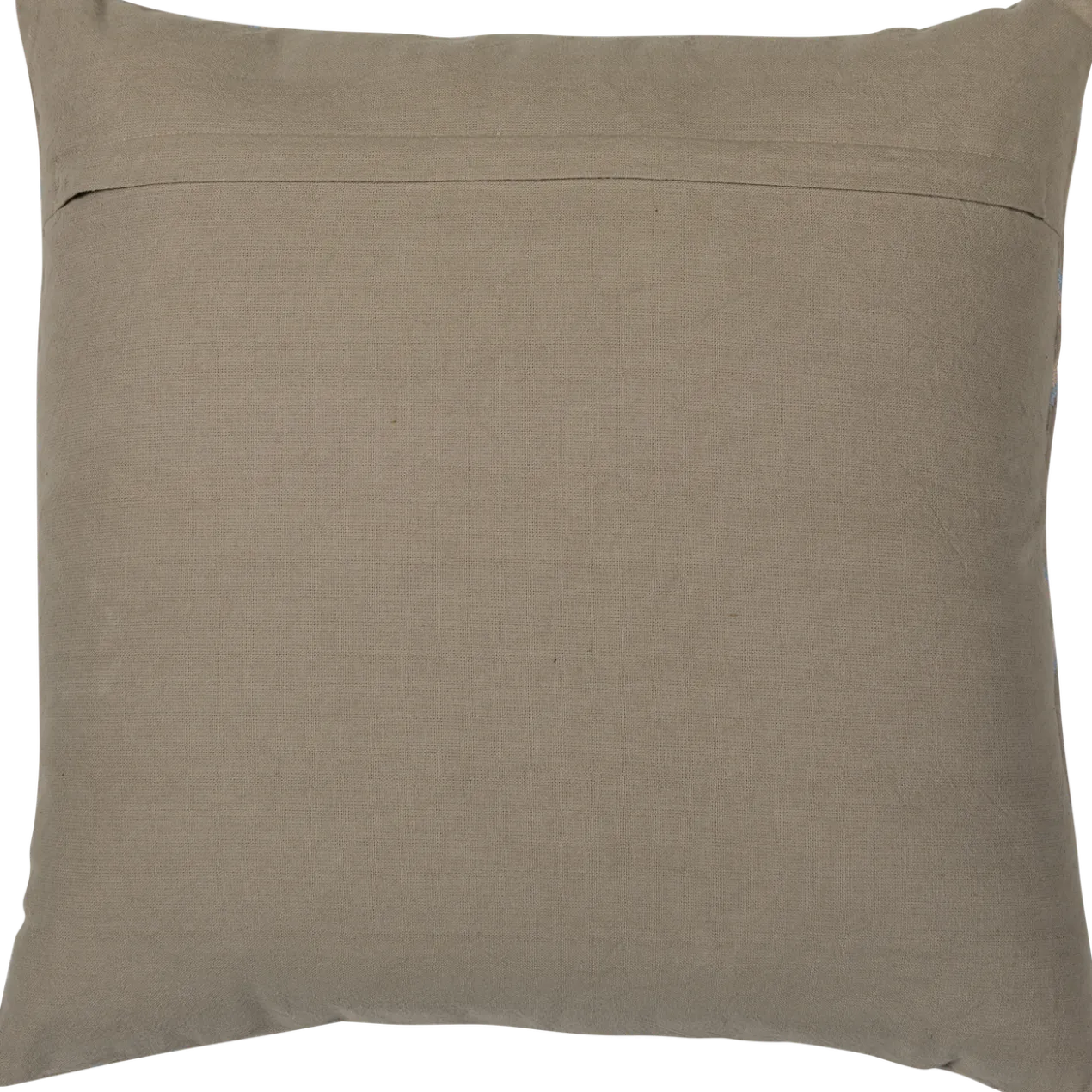 Laon kussens velvet naturel/blauw - set van 3
