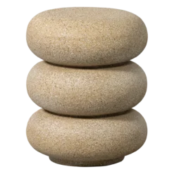 Laurel bijzettafel met spikkels beige