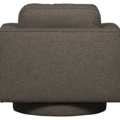 Lazy draaifauteuil boucle antraciet
