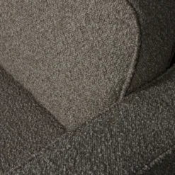 Lazy draaifauteuil boucle antraciet