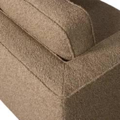 Lazy draaifauteuil boucle bruin