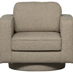 Lazy draaifauteuil boucle zand