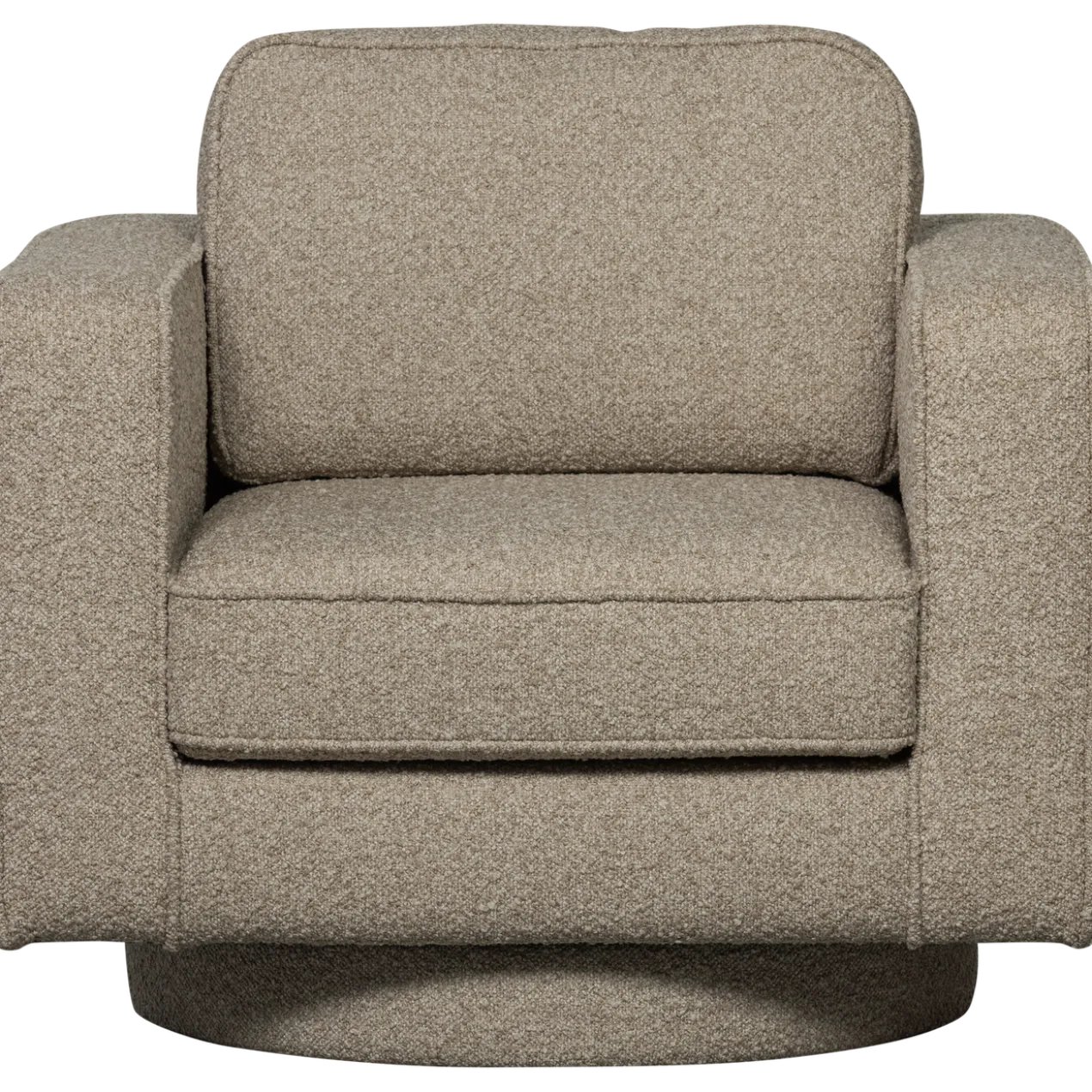 Lazy draaifauteuil boucle zand