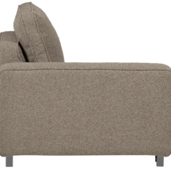 Lazy 1-zits element met arm links boucle zand