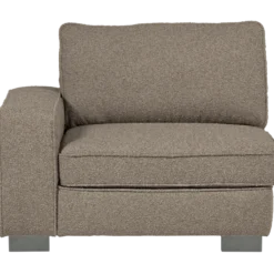 Lazy 1-zits element met arm links boucle zand