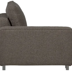 Lazy 1-zits element met arm links boucle antraciet
