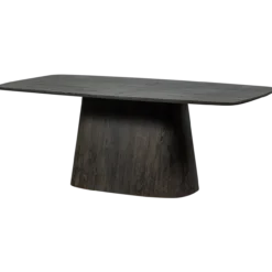 Leah eettafel mdf donkerbruin 200x105 cm