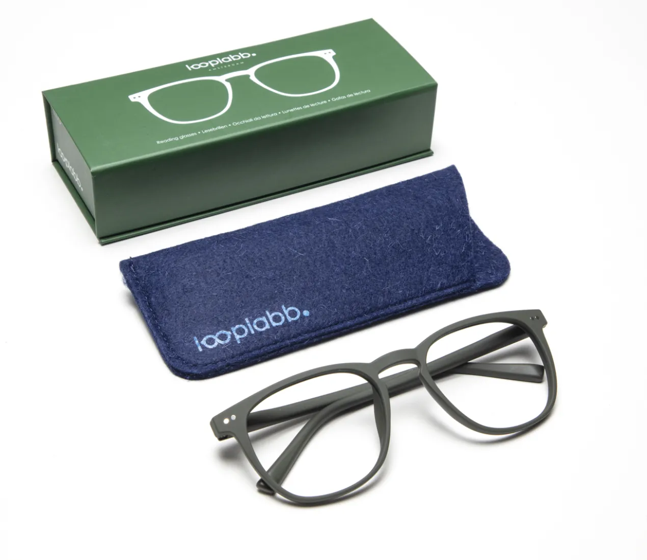 Leesbril LL17D The George olive green THE GEORGE / OLIVE GREEN - +1.00
