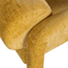 Lenny fauteuil in grove textuur goud/geel