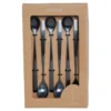 Lepel latte noma zwart - set van 6