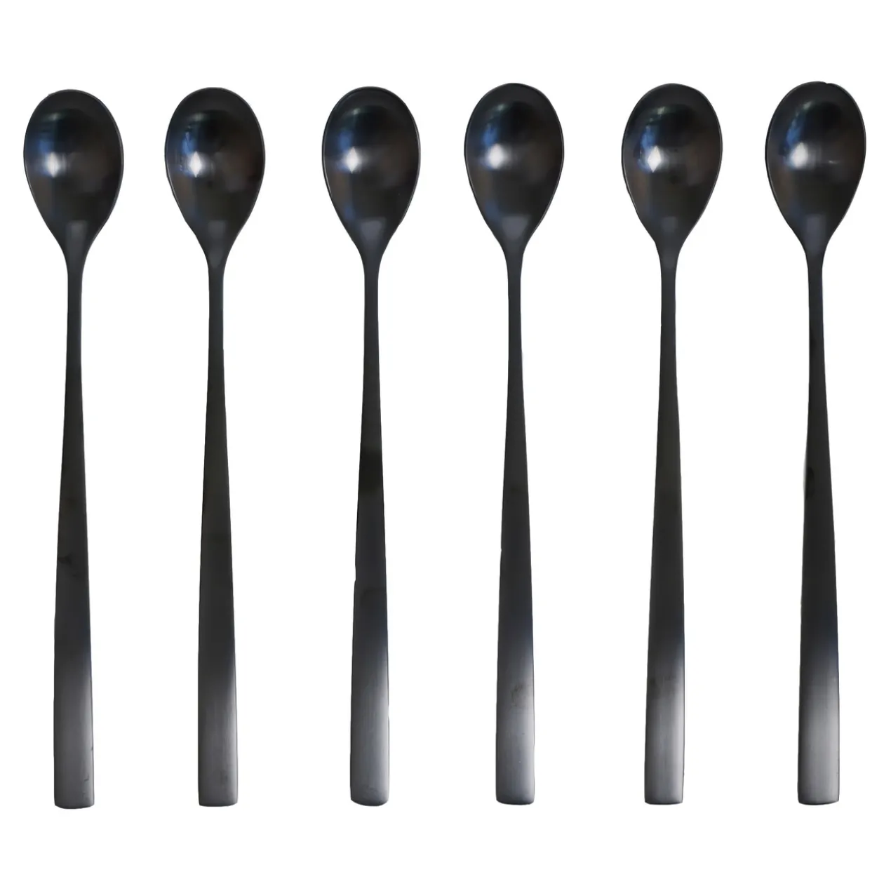Lepel latte noma zwart - set van 6