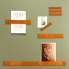 Leren magneetstrips (set) (7 stuks) Cognac