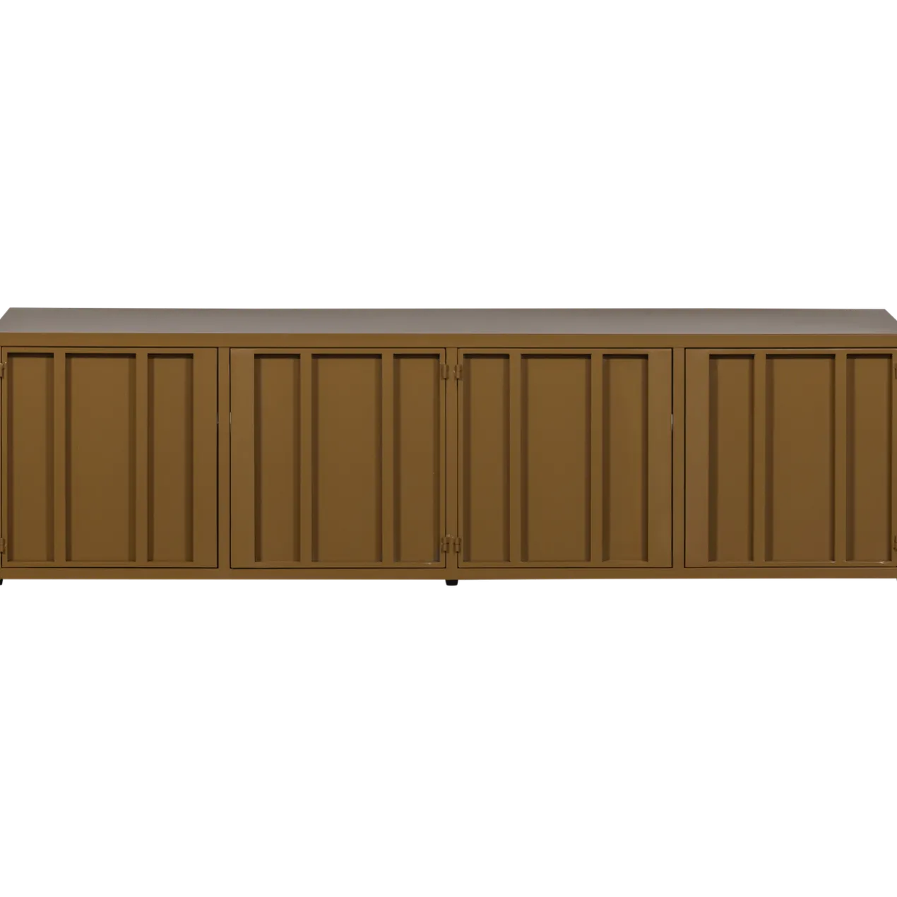 Level tv meubel metaal honinggeel 44x160 cm