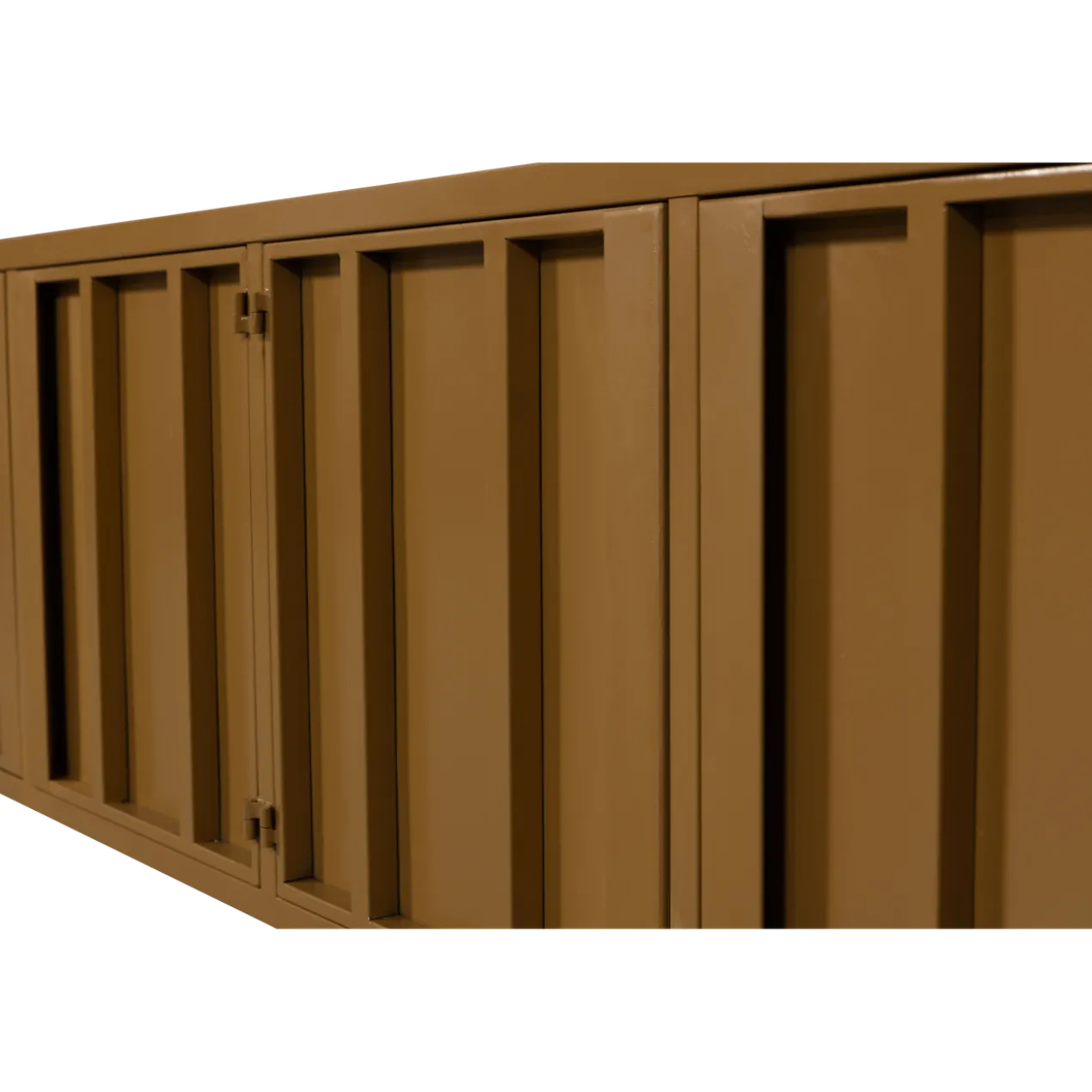 Level tv meubel metaal honinggeel 44x160 cm