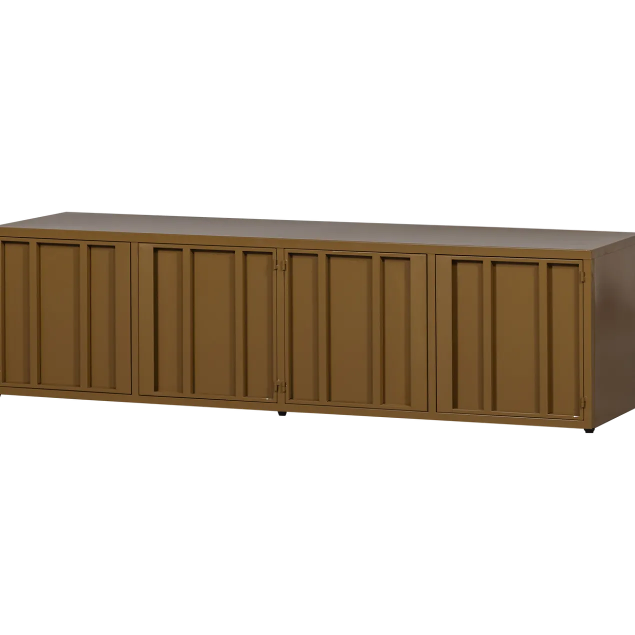 Level tv meubel metaal honinggeel 44x160 cm