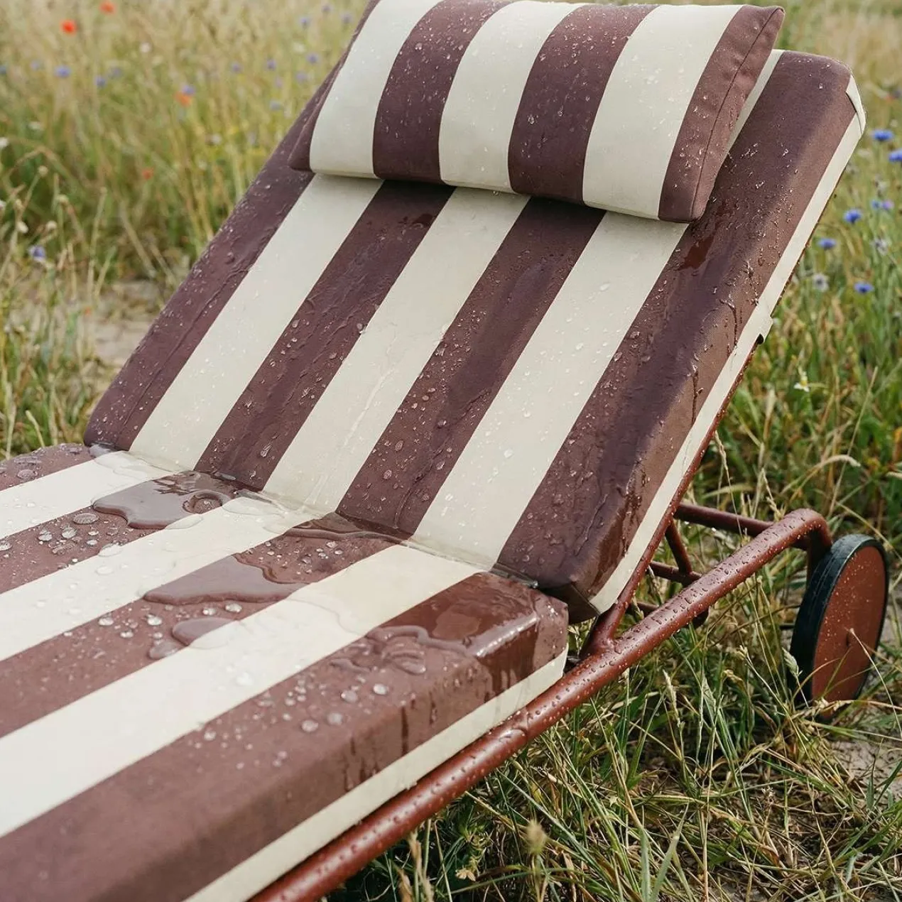 Ligbed Mollis sunbed chestnut