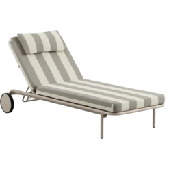 Ligbed Mollis sunbed taupe