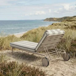 Ligbed Mollis sunbed taupe