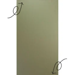 Lijst leer magneet 50 cm (2 stuks) ZWART-2stuks