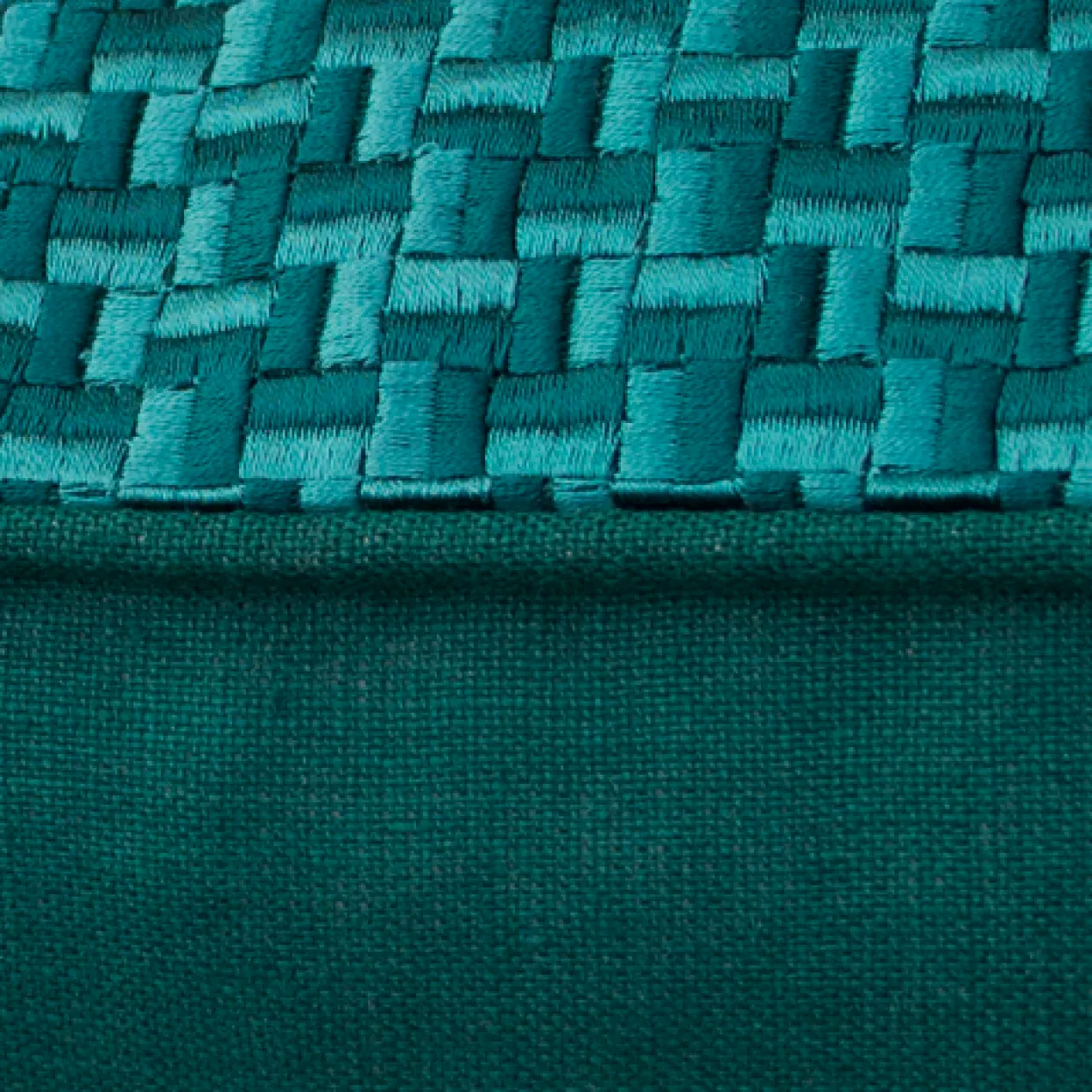 Linnen kussen richstitch Kussen richstitch peacockgreen