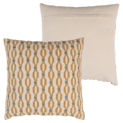 Lira kussens blauw/oranje - set van 4
