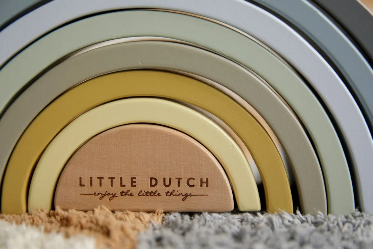 Little Dutch Houten regenboog donkerblauw