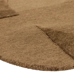 Livo vloerkleed viscose/wol bruin 170x240 cm