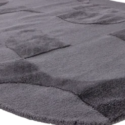 Livo vloerkleed viscose/wol grijs 170x240 cm