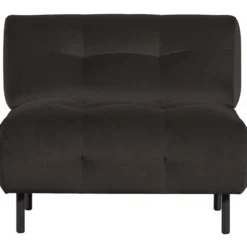 Lloyd fauteuil velvet cast iron