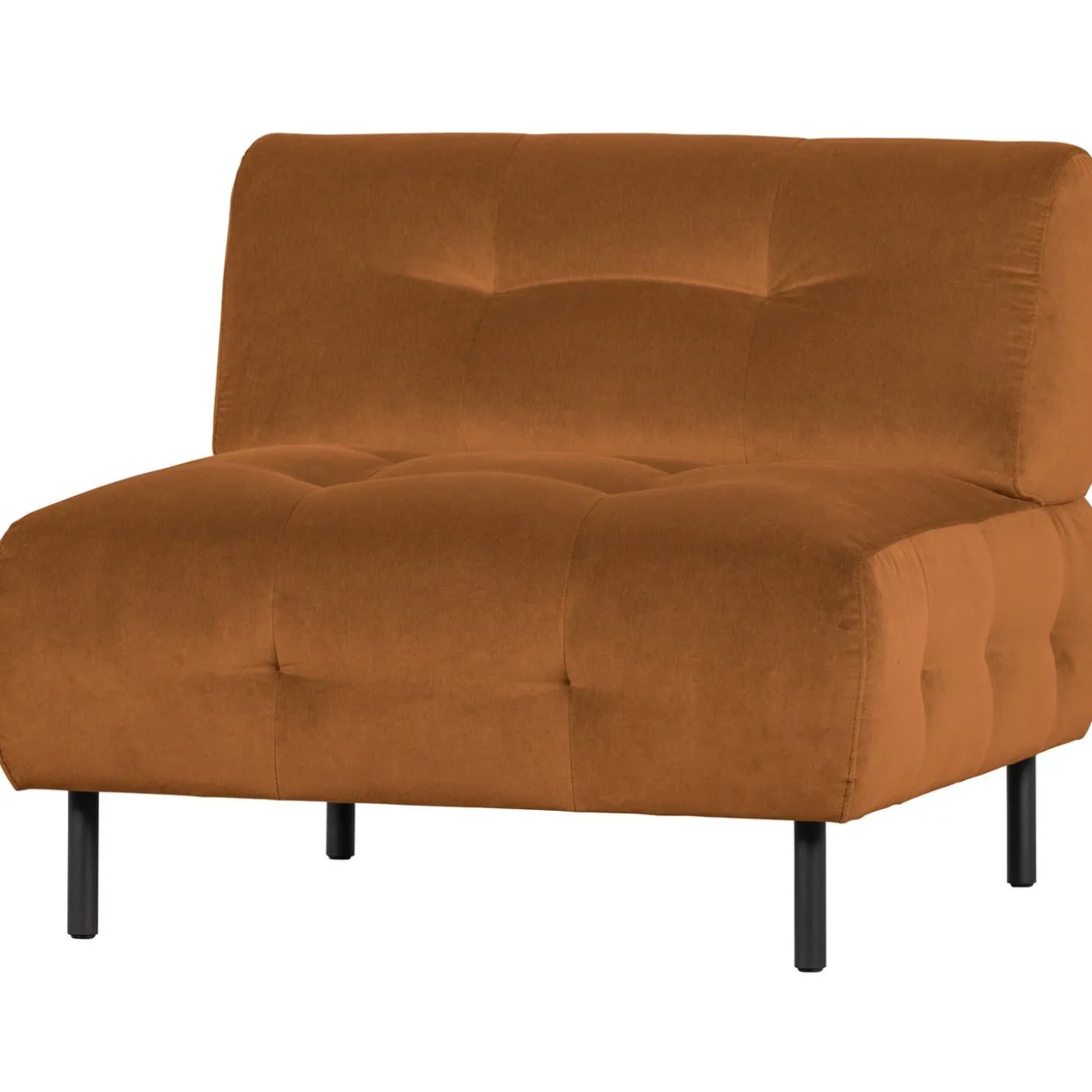 Lloyd fauteuil velvet kaneel