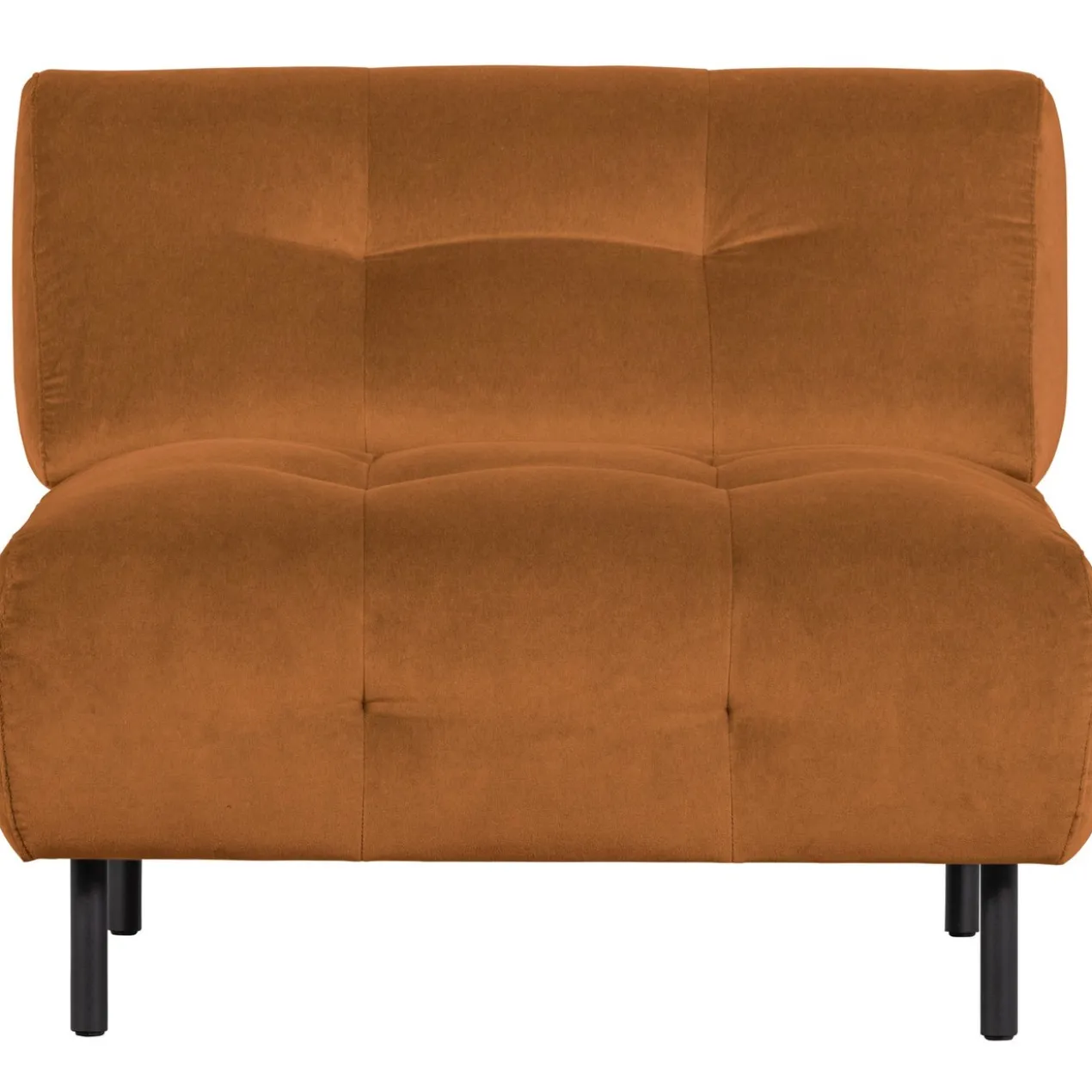 Lloyd fauteuil velvet kaneel