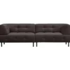 Lloyd 4-zits bank gewassen velvet cast iron