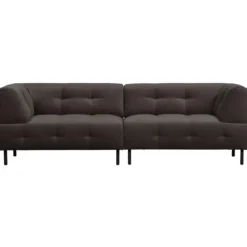 Lloyd 4-zits bank gewassen velvet cast iron