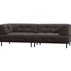 Lloyd 4-zits bank gewassen velvet cast iron