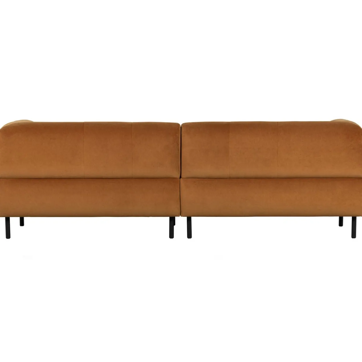 Lloyd 4-zits bank velvet kaneel