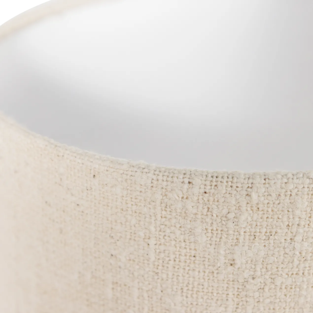 Loft vloerlamp metaal/boucle naturel 130xo30 cm