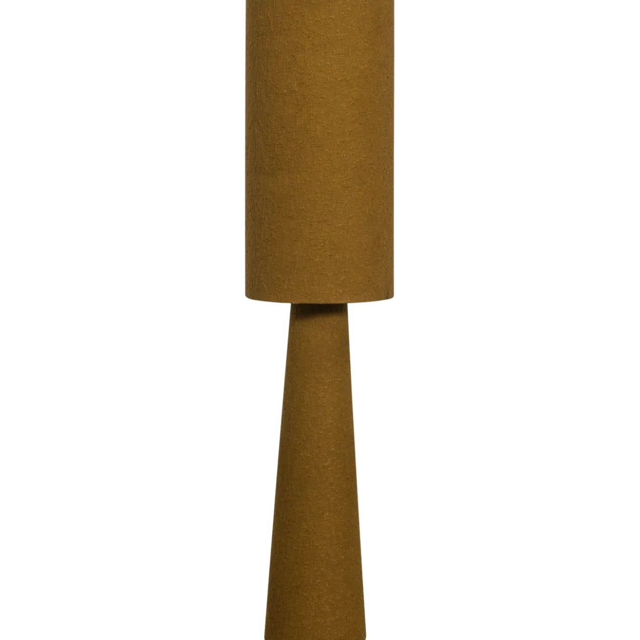 Loft vloerlamp metaal/boucle tapenade 130xo30 cm