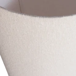 Loft vloerlamp xl metaal/boucle naturel 187xo35 cm