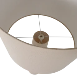 Loft vloerlamp xxl metaal/boucle naturel 160xo70 cm