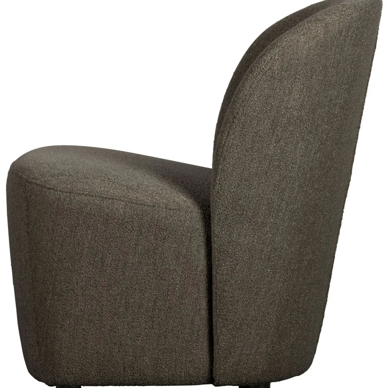 Lofty fauteuil boucle bruin