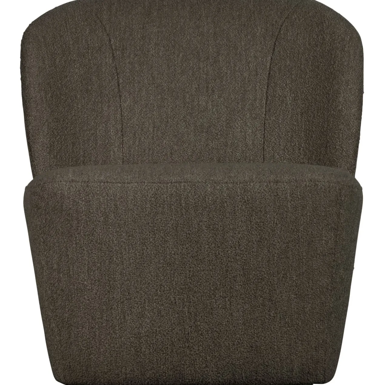 Lofty fauteuil boucle bruin
