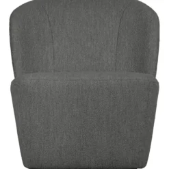 Lofty fauteuil boucle staalgrijs