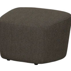Lofty hocker boucle bruin