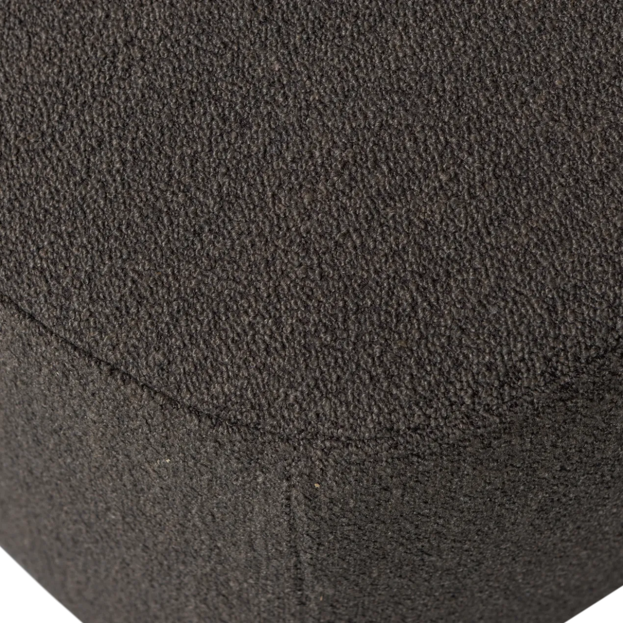 Lofty hocker boucle bruin